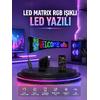Rgb Led Panel Renkli Işık Efektli Dekoratif Aydınlatma