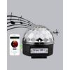 Ritim Hassasiyetli Bluetooth Hoparlörlü Disko Işığı Döner Led Efektli