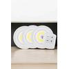 Spot Lamba Led Işık 3'lü Uzaktan Kumandalı Pilli Yapışkanlı Kablosuz