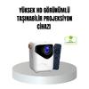 Taşınabilir 1080p Hd Akıllı Projektör – 64gb Dahili Hafıza, 2gb Ram, Uzaktan Kumandalı