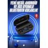 Yeni Nesil Android Ve İos Uyumlu Siyah Profesyonel  Kulaklığı