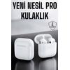 Yeni Nesil Pro Bluetooth Kulaklık Uzun Pil Ömrü Beyaz