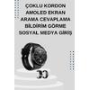 Yeni Nesil Sesli Görüşme Akıllı Saat Ve Powerbank Çoklu Şarj Girişli Bluetooth Kulaklık Nabız Ölçer